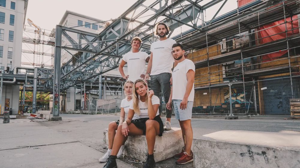 Young people featured in a PuraVideos advertorial for The Keepers, showcasing flexible hospitality work and combining jobs with studies